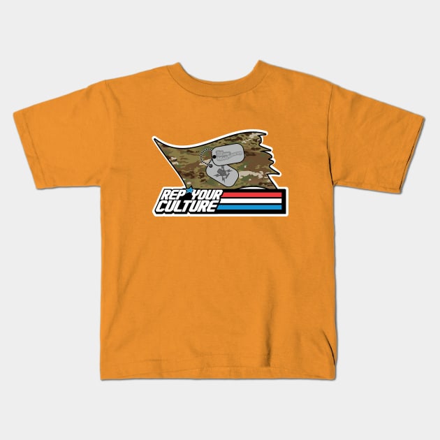 The Rep Your Culture Line: Military Service Kids T-Shirt by The Culture Marauders